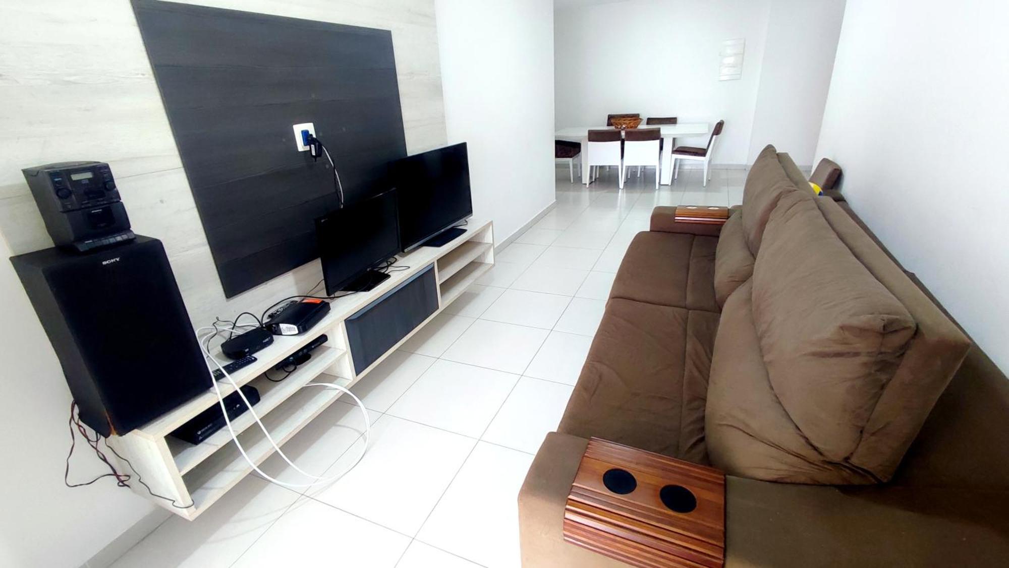 Apartamento Praia Grande Aviacao - 30 Mts Da Praia Extérieur photo